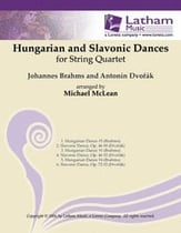 HUNGARIAN AND SLAVONIC DANCES STRING QUARTET cover